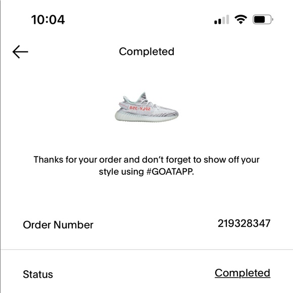 YEEZY BOOST 350 V2 Blue Tints Size 12 - Picture 5 of 5